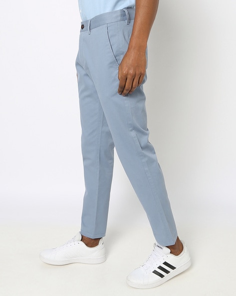 Flat-Front Trousers with Insert Pockets