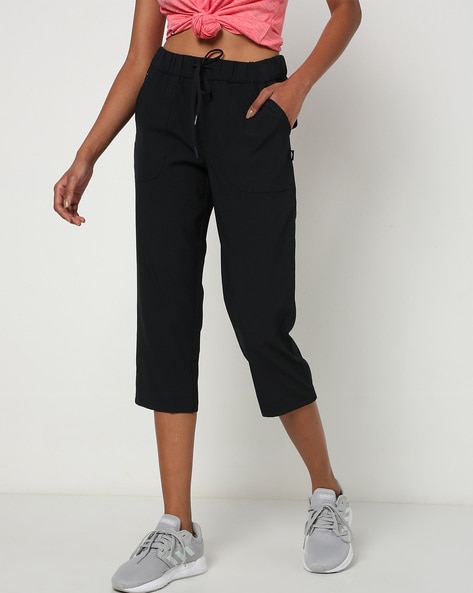 Mid-Calf Track Pants with Insert Pockets