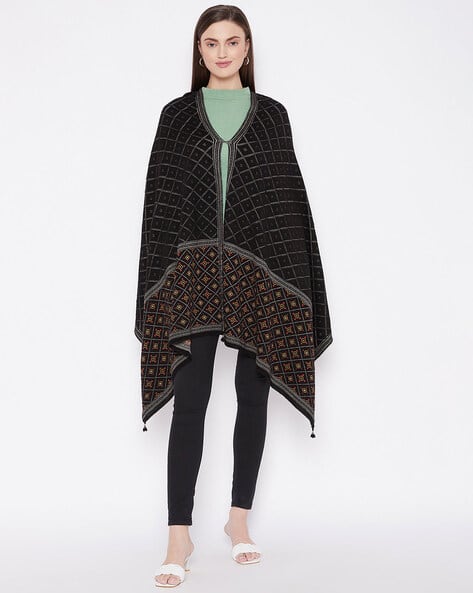 Geometric Print Shawl