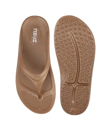 Buy Brown Flip Flop & Slippers for Women by NEOZ Online