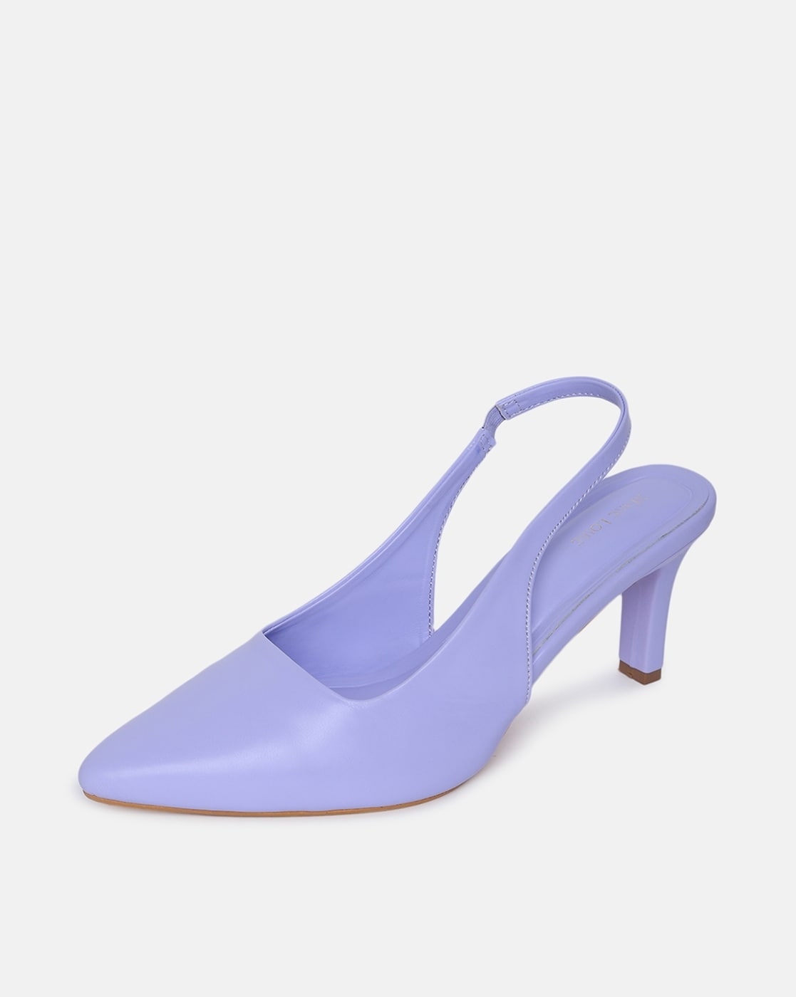 Buy Mast & Harbour Lavender Solid Block Heels - Heels for Women 16233238 |  Myntra