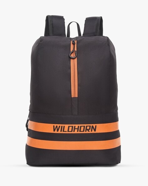 Wildhorn Brand Print Backpack with Compression Straps