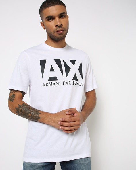 Buy White Tshirts for Men by ARMANI EXCHANGE Online 