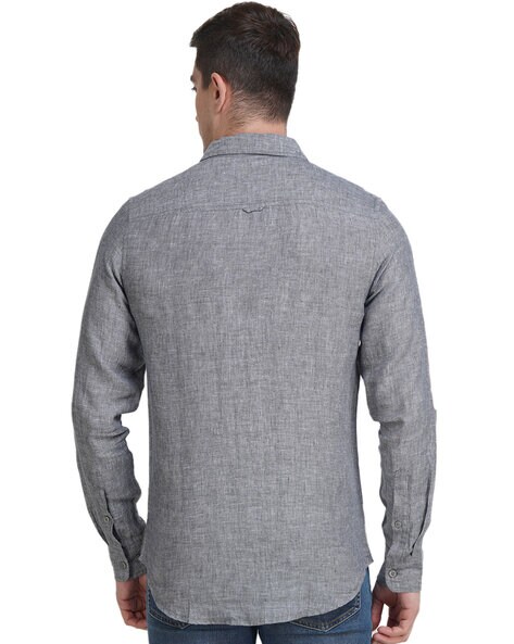 Buy Grey Shirts for Men by UNITED COLORS OF BENETTON Online