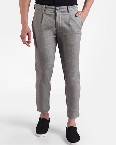 Amazon Offers - United Colors of Benetton Men's Slim Fit Casual Trousers  (203762880_Tobbaco_34W x 32L) at only Rs. 996.15 - ConfoDeal