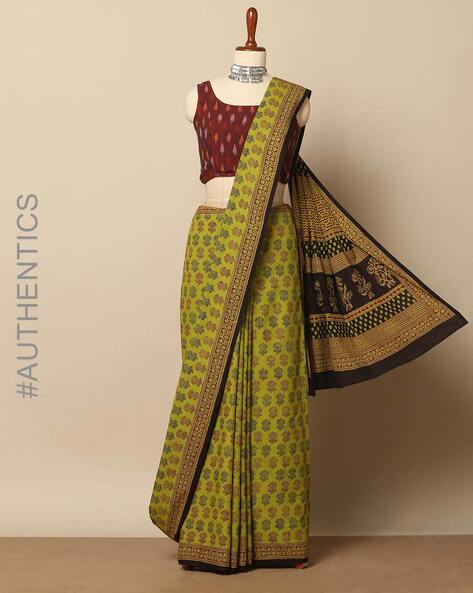 AJIOlife - The Bhujodi saree from Kutch, Gujarat is a... | Facebook