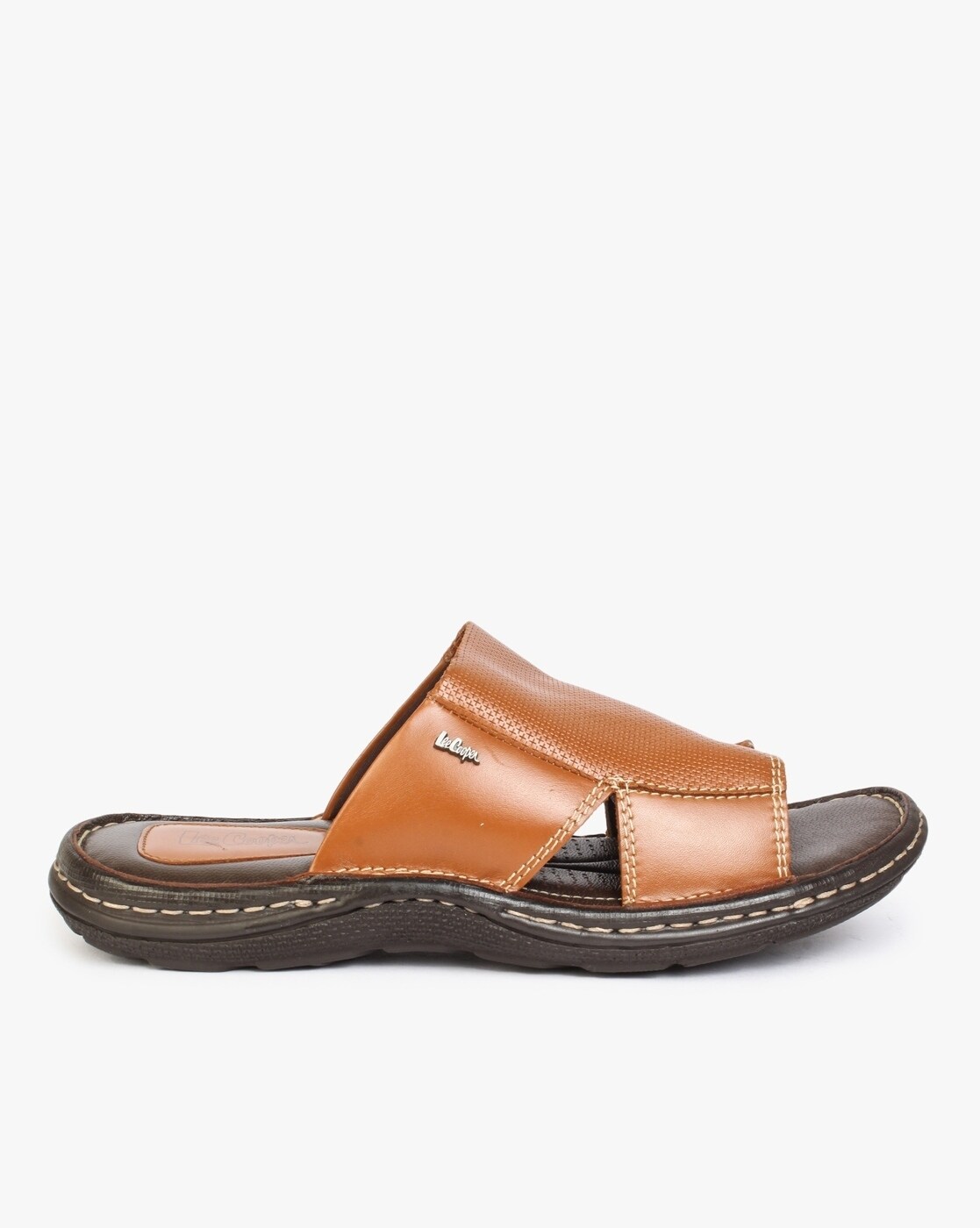 Buy Tan Brown Sandals for Men by Lee Cooper Online Ajio