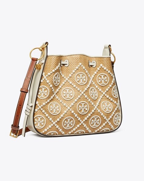 Tory Burch T Monogram Leather Camera Crossbody Bag