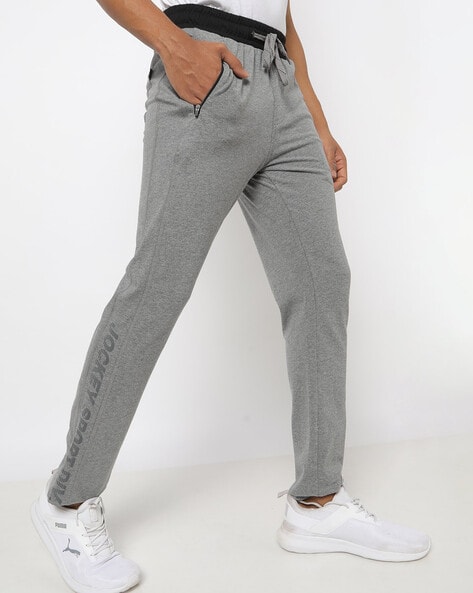Buy Women's Super Combed Cotton Elastane Stretch Slim Fit Trackpants With  Side Pockets - Wine Tasting 1301 | Jockey India