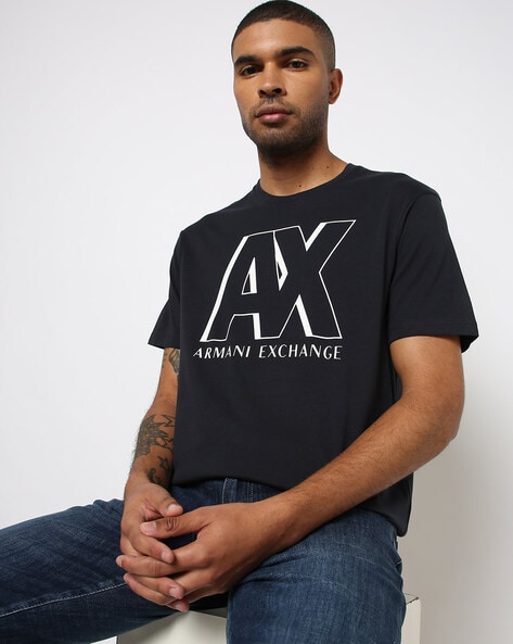 Buy Black Tshirts for Men by ARMANI EXCHANGE Online