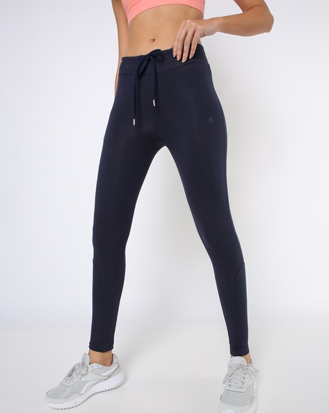 AA01 Super Combed Cotton Elastane Stretch Yoga Pants with Side Zipper  Pockets