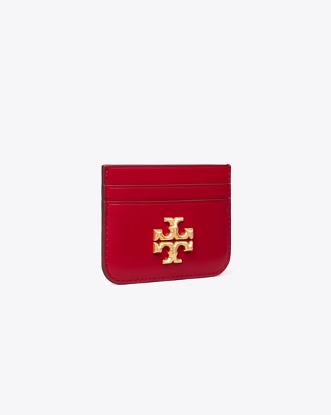 Buy Tory Burch Eleanor Card Case | Tory Red Color Women | AJIO LUXE