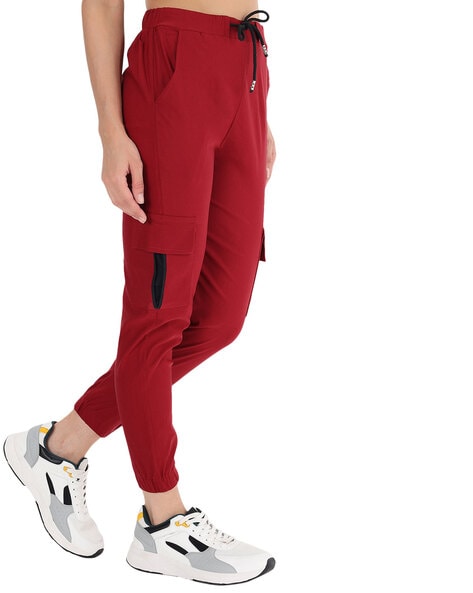 Buy Red Track Pants for Women by SEPHANI Online