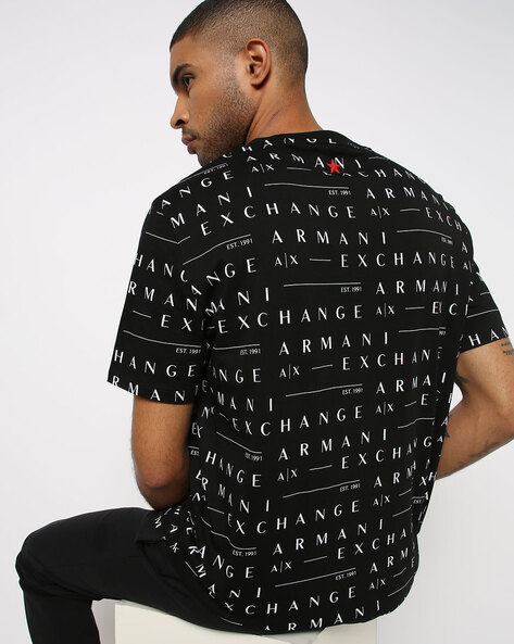 Buy Black Tshirts for Men by ARMANI EXCHANGE Online 