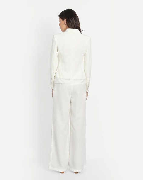 Spring Trend The White Trouser Suit  Pantsuit  TIG  Digital  Publication  Брюки для костюма Стиль Брюкиклеш