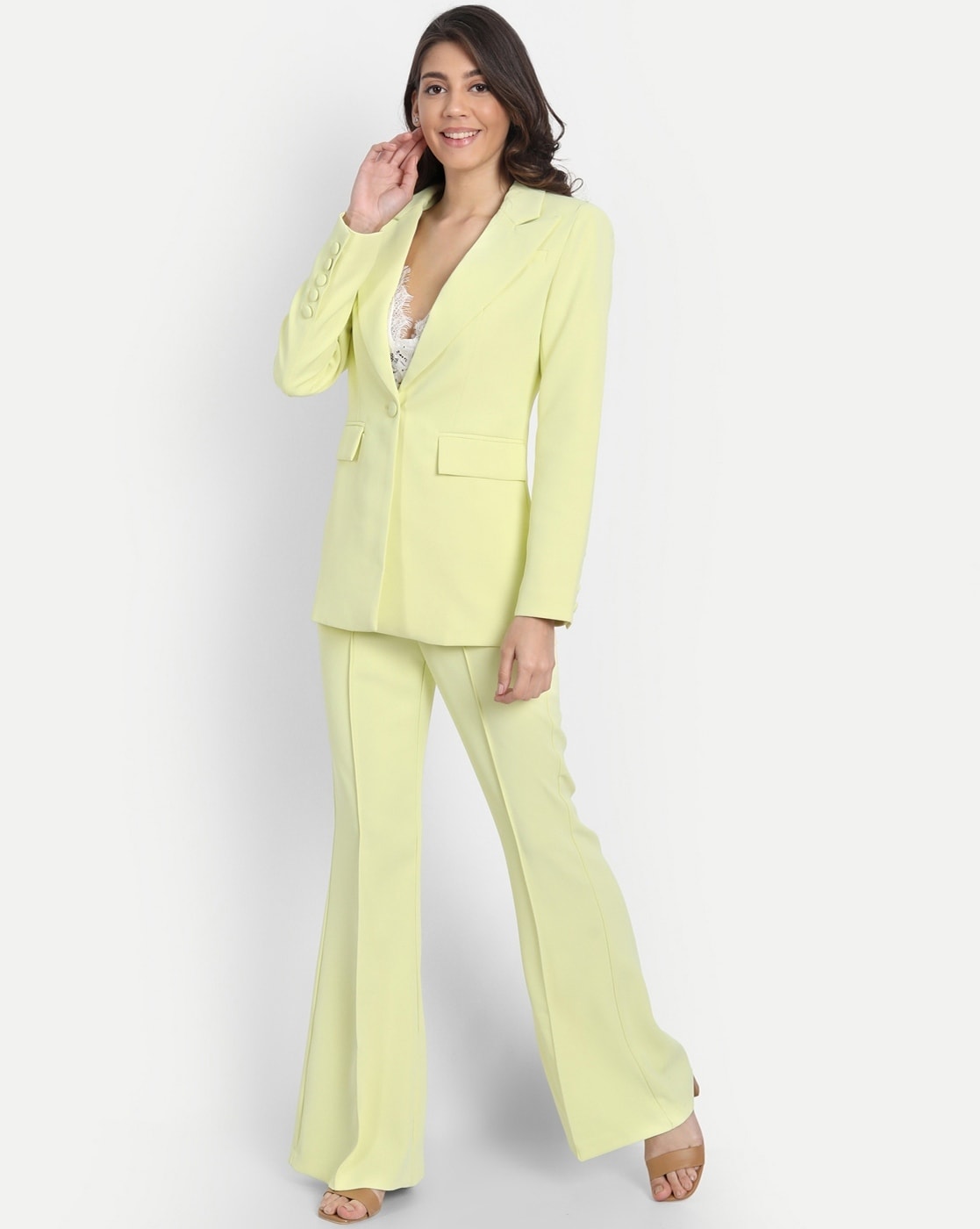 Formal Suits Blazer And Pants Set  YELLOW SUB TRADING
