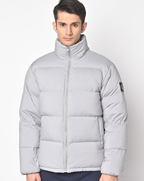 Essential Down Zip-Front Puffer Jacket