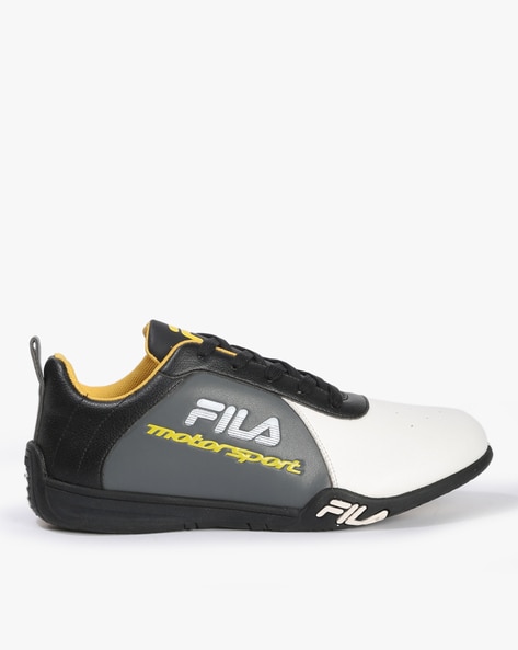 Caius binnen steekpenningen Buy Grey & White Sports Shoes for Men by FILA Online | Ajio.com