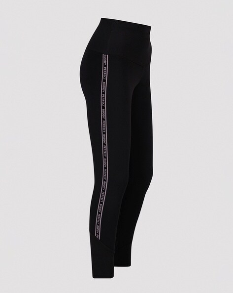 Nike Yoga DriFIT Luxe highwaisted 78 colorblock leggings in black  ASOS