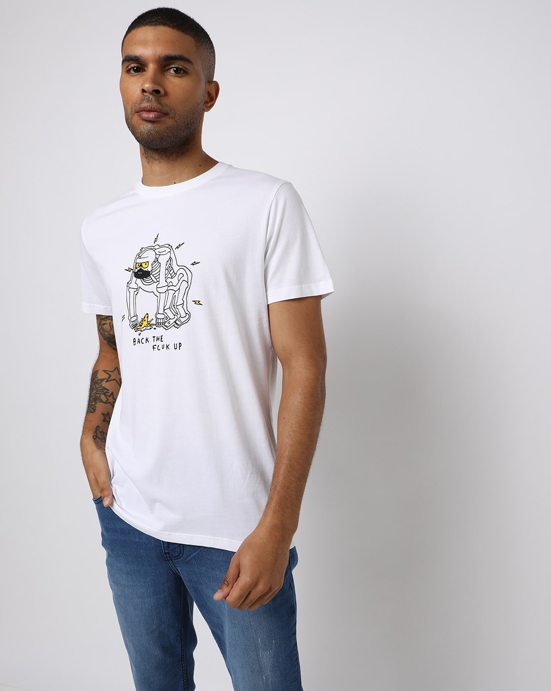 French connection white t shirt Clearance