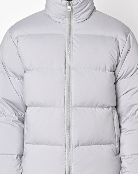 Essential Down Zip-Front Puffer Jacket