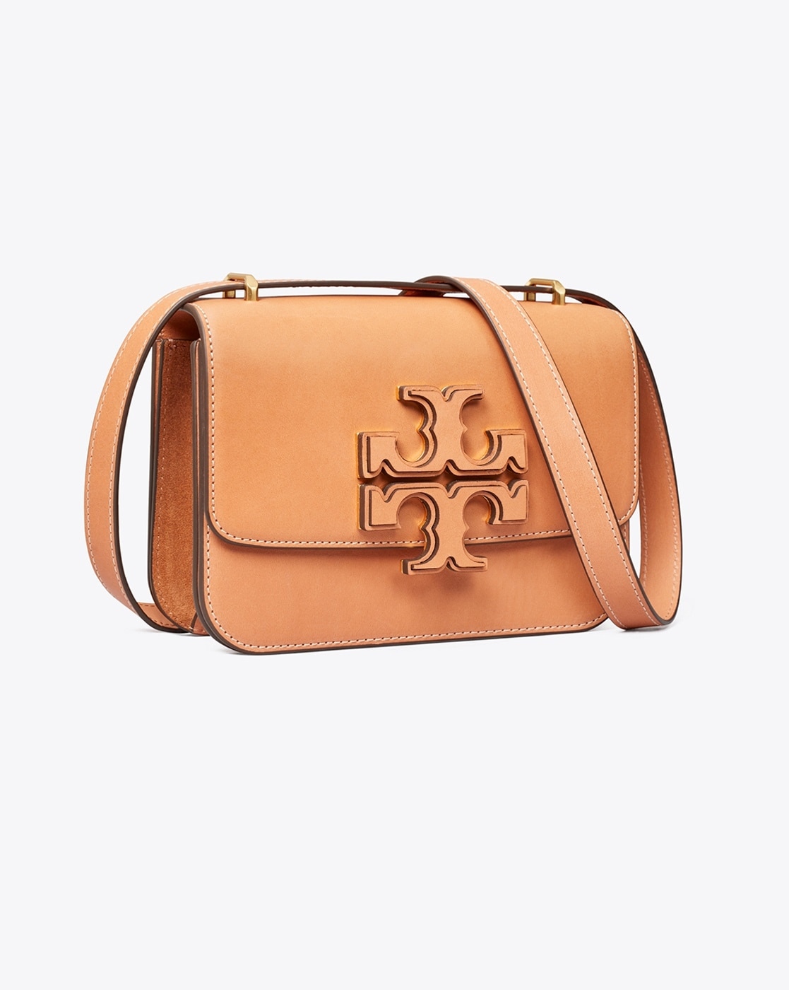 Buy Tory Burch Eleanor Vachetta Convertible Shoulder Bag | Natural Vachetta  Color Women | AJIO LUXE