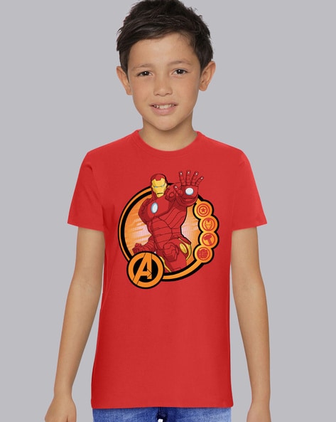 Iron man t outlet shirt for kids