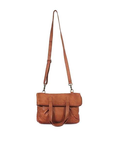 Vintage Deluxe Leather Crossbody Saddle Bag | Pampora Leather