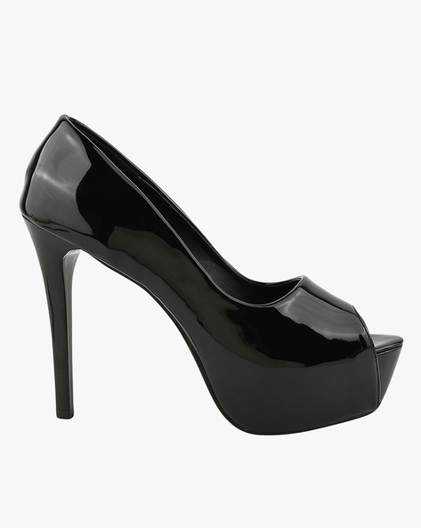 Black closed toe platform sandals hot sale