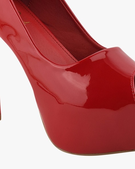 Peep Toe Platform Stilettos