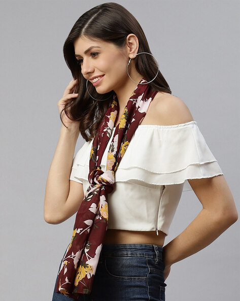 Floral Print Scarf Price in India