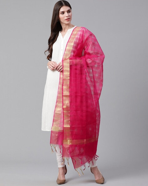 Checked Dupatta Price in India