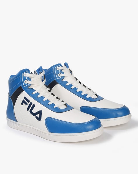 Buy White u0026 Blue Casual Shoes for Men by FILA Online | Ajio.com