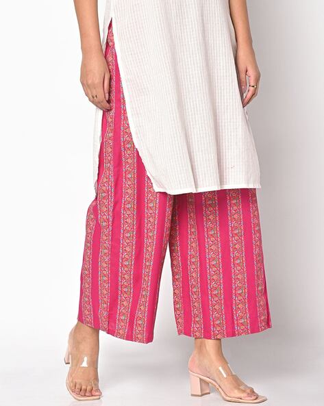 Buy Pink Trousers & Pants for Women by KLOTTHE Online | Ajio.com