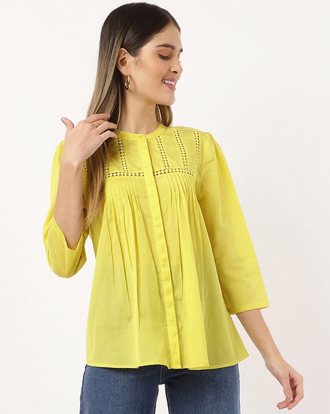 Marks and spencer sales yellow top