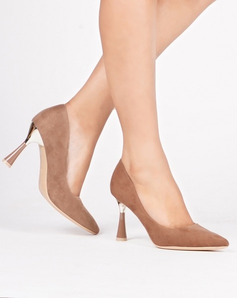 Van Heusen Women's Khaki Heels Pump (VWSCGRGFS000164) : Amazon.in: Fashion