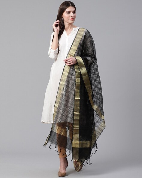 Checked Dupatta Price in India