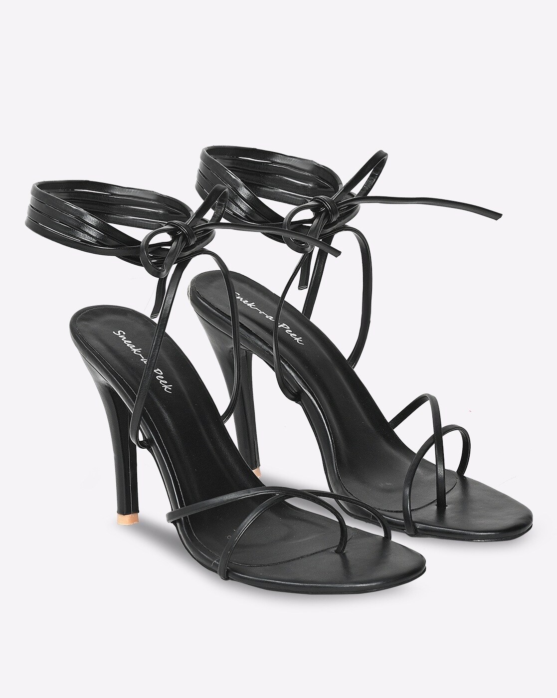 Fergie Strappy Heel (Black) – Lilly's Kloset