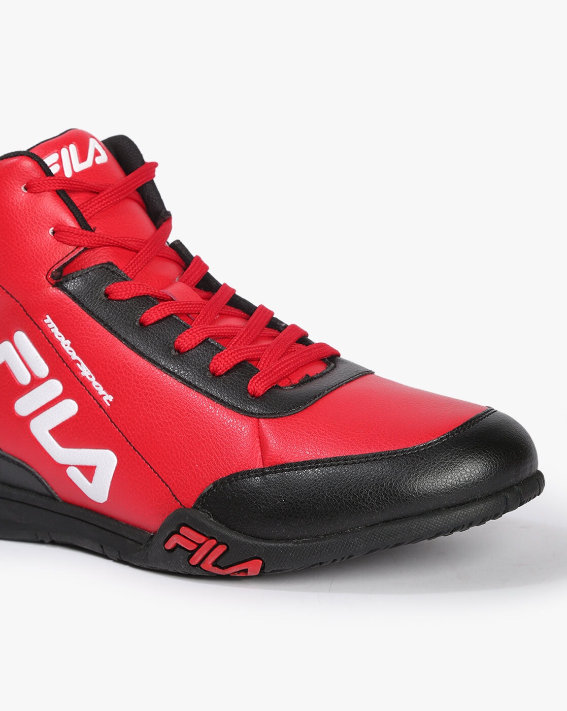 Fila motorsport shoes sale red