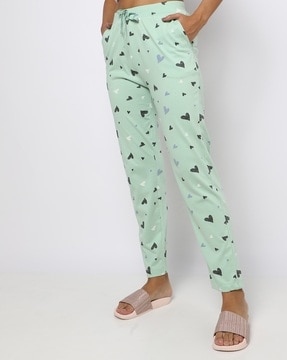 Buy PAVICHA Womens Cotton Hosiery Night Wear Pyjama Flannel Lounge Pants  with Pockets & Drawstring (Green) (Large) Online at Best Prices in India -  JioMart.