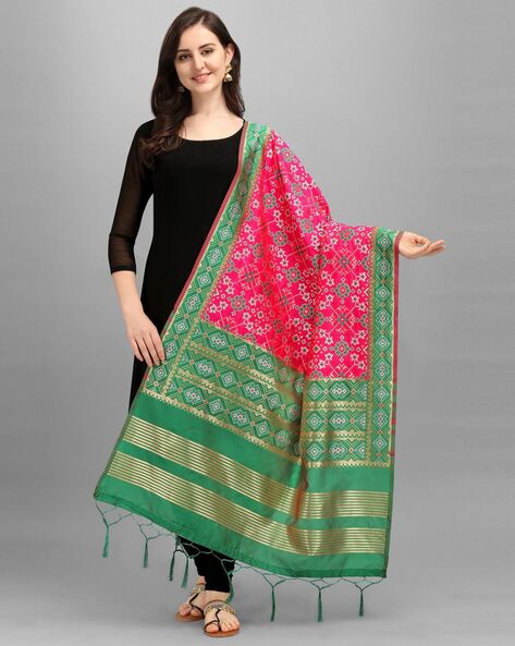 Embellished Banarasi Silk Dupatta Price in India