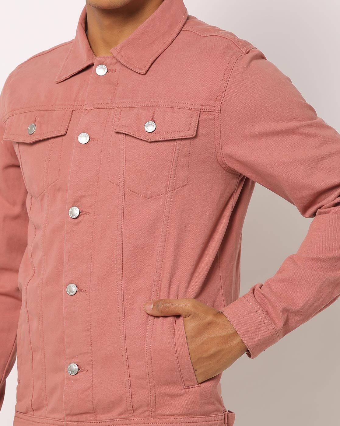Buy Style Quotient Women Pink Crop Denim Jacket Online at Best Prices in  India - JioMart.
