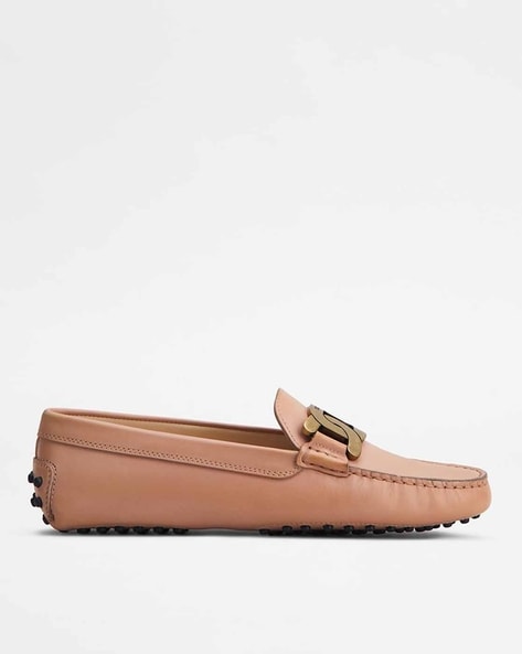 leather driving loafers women's