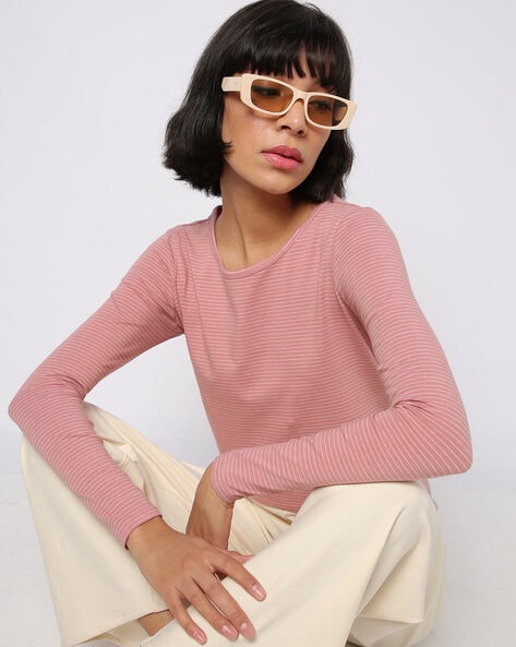 Striped Relaxed Fit Crew-Neck T-shirt
