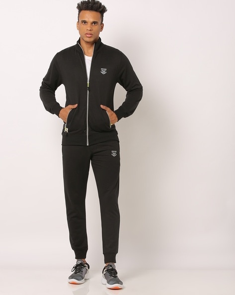 Mens Tracksuit Athletic Full Zip Casual Sports Jogging Gym Track Jacket  Pants