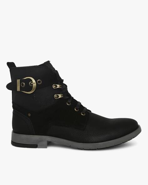 Buckaroo Eva Nx Black Boots for Men 