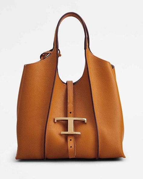 Buy Tod's Timeless Leather Mini Shopping Bag | Tan Brown