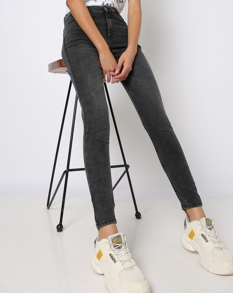 Buy Grey Jeans & Jeggings for Women by FREEHAND Online