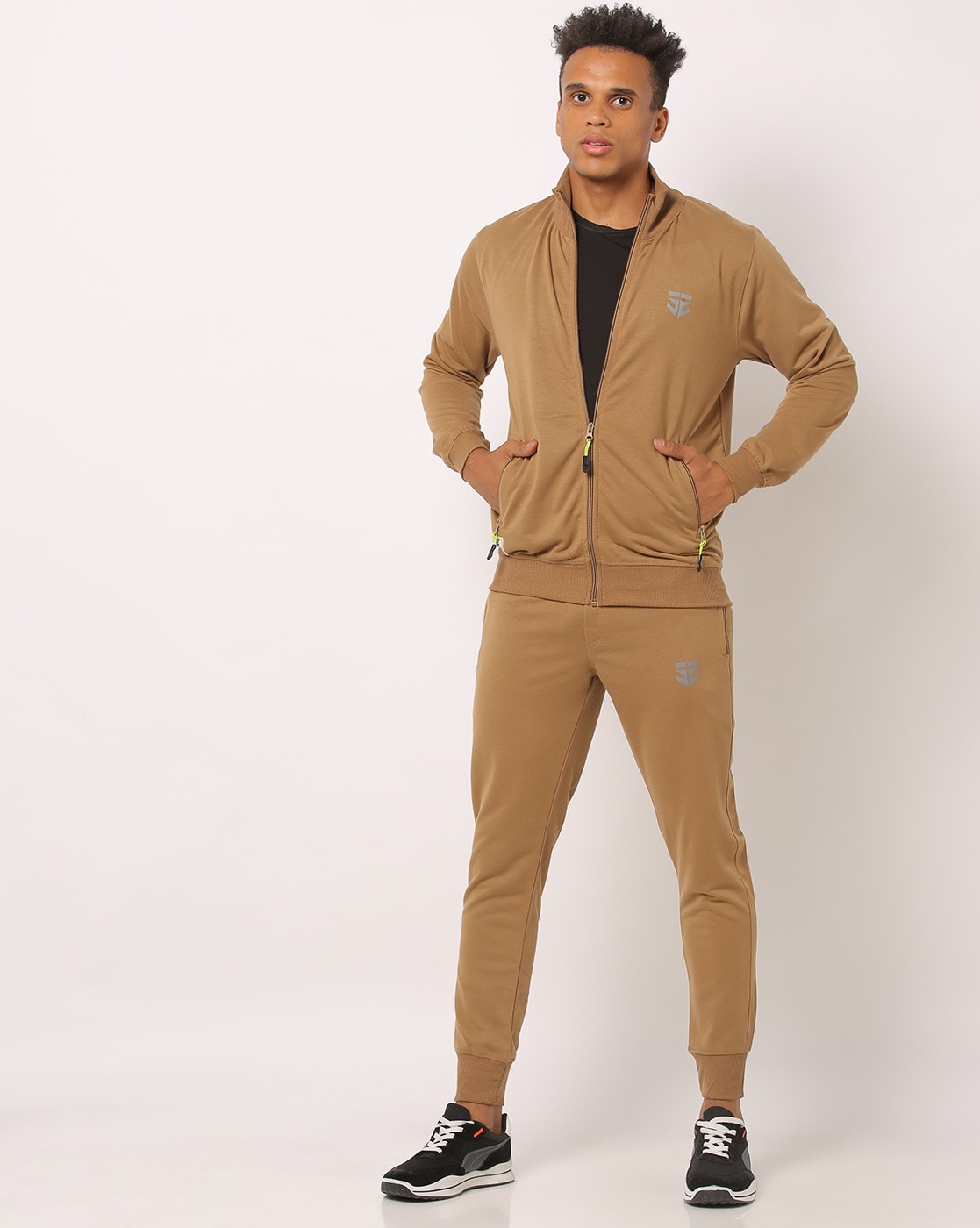 Beige tracksuit sales mens