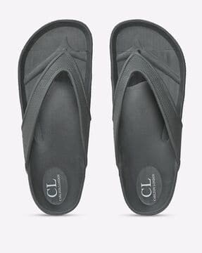Buy Grey Flip Flop Slippers for Men by Carlton London Online